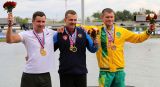 Три медали на троих на гребном канале
