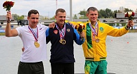 Три медали на троих на гребном канале