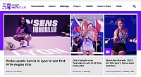 Анастасия Захарова попала на главную страницу официального сайта WTA