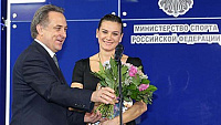 Елена Исинбаева – спортсменка года в России