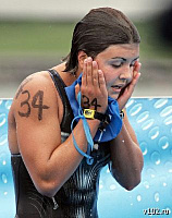 Волгоградка Лариса Ильченко выиграла заплыв на 5 км на открытой воде на стартовавшем чемпионате мира в Мельбурне